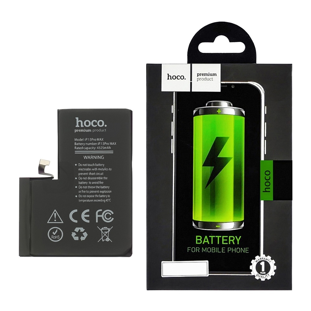 Акумулятор Apple iPhone 13 Pro Max, A2653, Hoco | 3-12 міс. гарантії | АКБ, батарея, аккумулятор