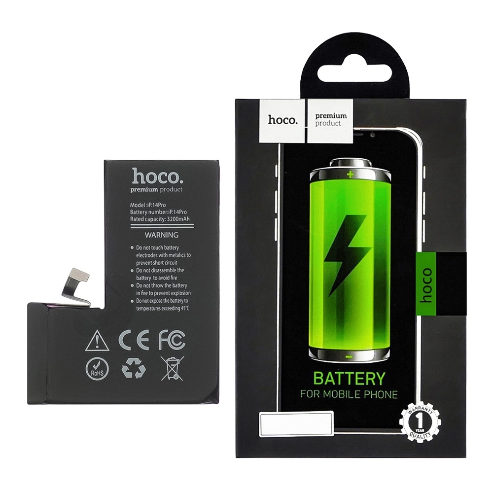 Акумулятор Apple iPhone 14 Pro, A2866, Hoco | 3-12 міс. гарантії | АКБ, батарея, аккумулятор