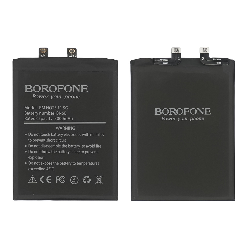 Акумулятор Xiaomi Redmi Note 11 Pro (5G)/ Poco X4 Pro (5G)/ Redmi Note 11E Pro/ Redmi Note 12 Pro (4G), BN5E, Borofone | АКБ, батарея, аккумулятор