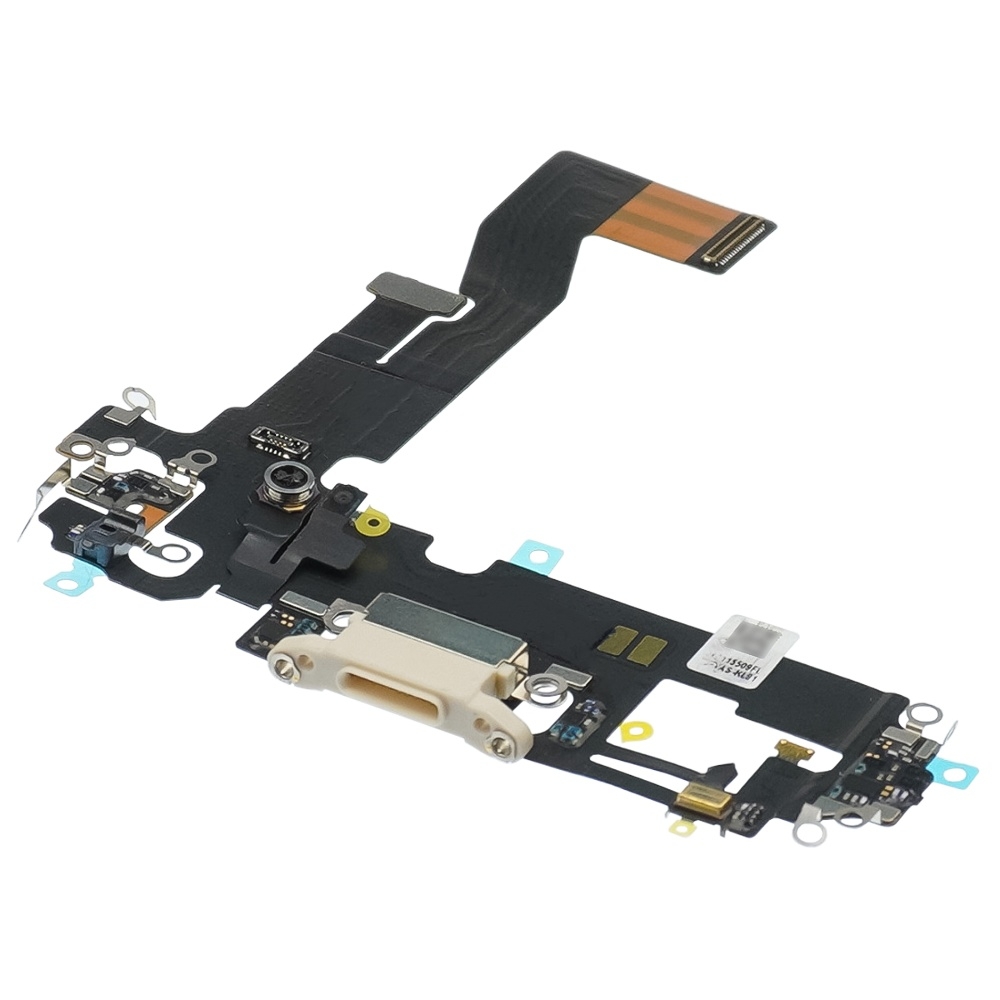 Шлейф Apple iPhone 12 с белым разъемом питания, с микрофоном Original