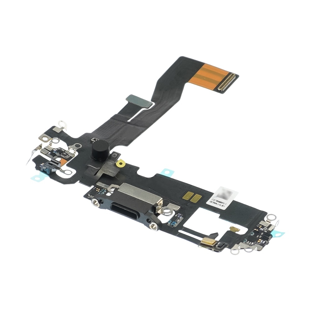 Шлейф Apple iPhone 12 с черным разъемом питания, с микрофоном Original