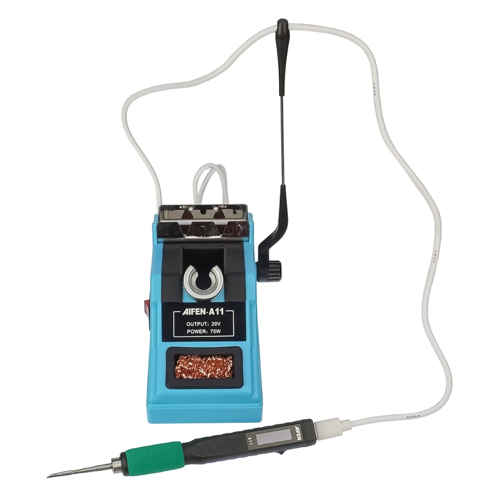 Паяльная станция прецизионная Aifen A11 (паяльник стандарта JBC 210, 5V/ 10W - 20V/ 75W, t 100-450 гр C)
