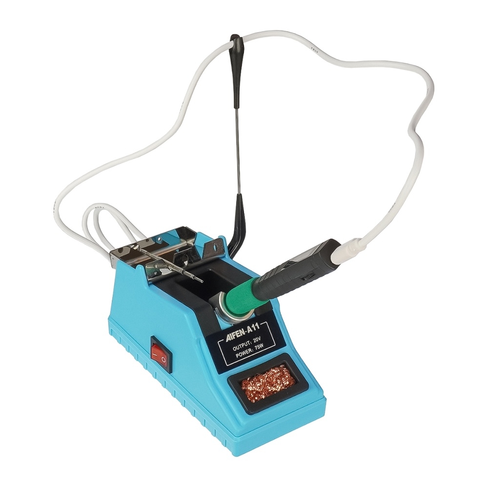 Паяльная станция прецизионная Aifen A11 (паяльник стандарта JBC 210, 5V/ 10W - 20V/ 75W, t 100-450 гр C)