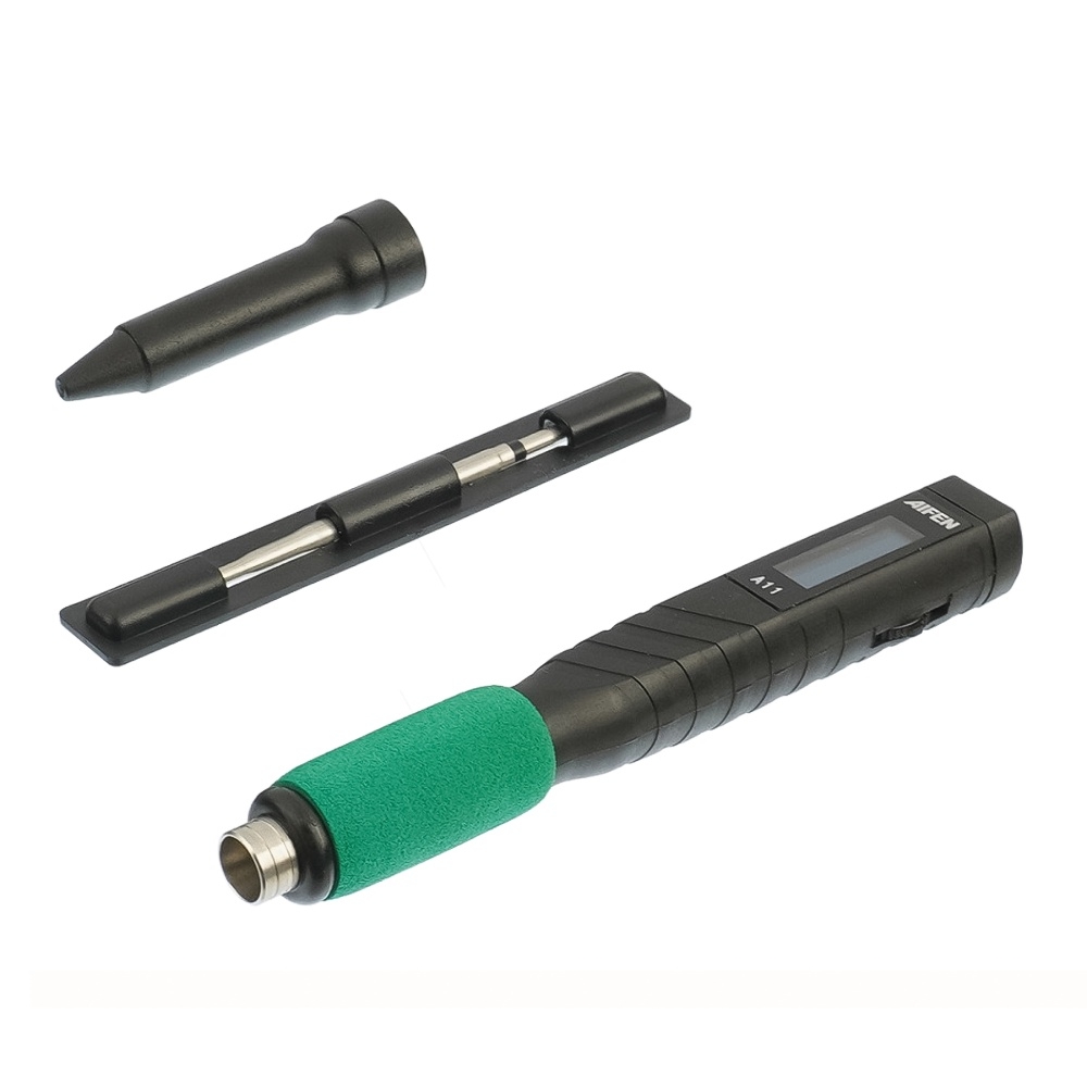 Паяльник прецизионный Aifen A11 портативный с жалом стандарта JBC 210 (питание от Type-C 5V/ 10W - 20V/ 75W, t 450 гр C)