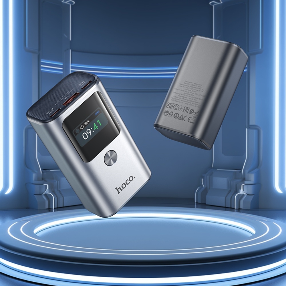 Power bank Hoco Q17A 10000mAh PD 30W space gray