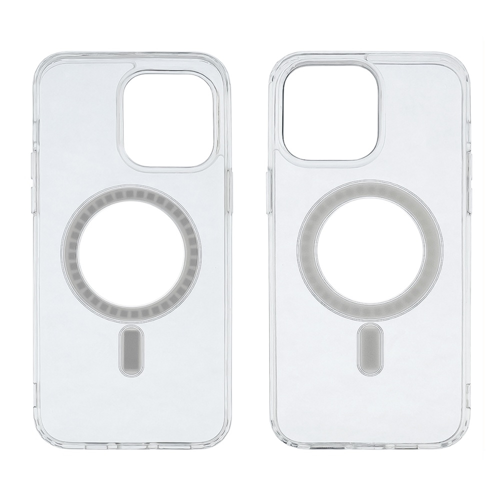 Чехол силиконовый Сlear Case MagSafe для Apple iPhone 16 Pro прозрачный