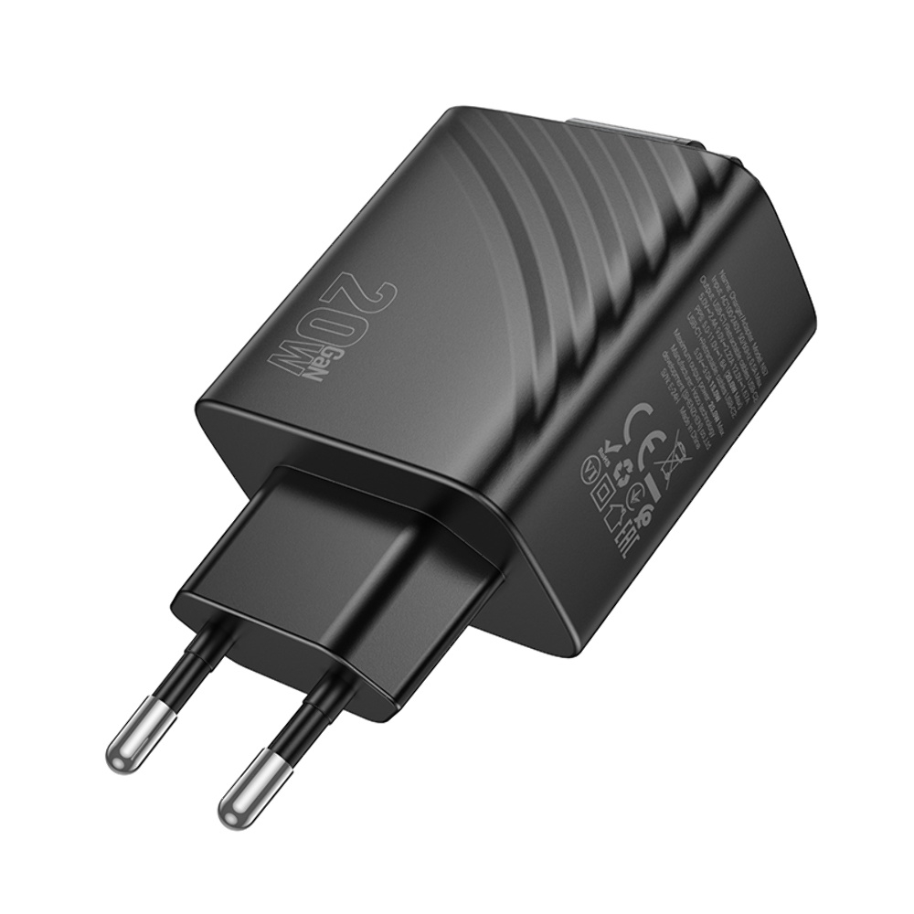 Сетевое зарядное устройство Hoco N57 Type-C PD + кабель Type-C black