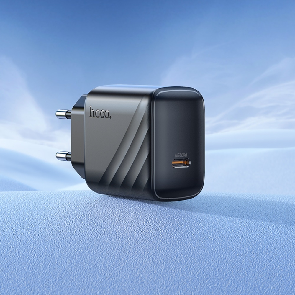 Сетевое зарядное устройство Hoco CS24A Type-C PD 25W black
