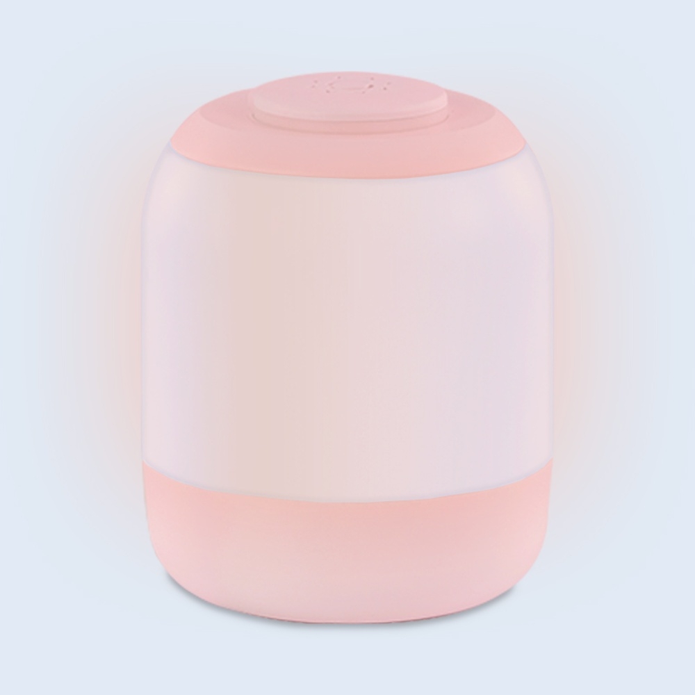 Настольный LED ночник с 3 цветами, регулировкой яркости 4000 mAh розовый