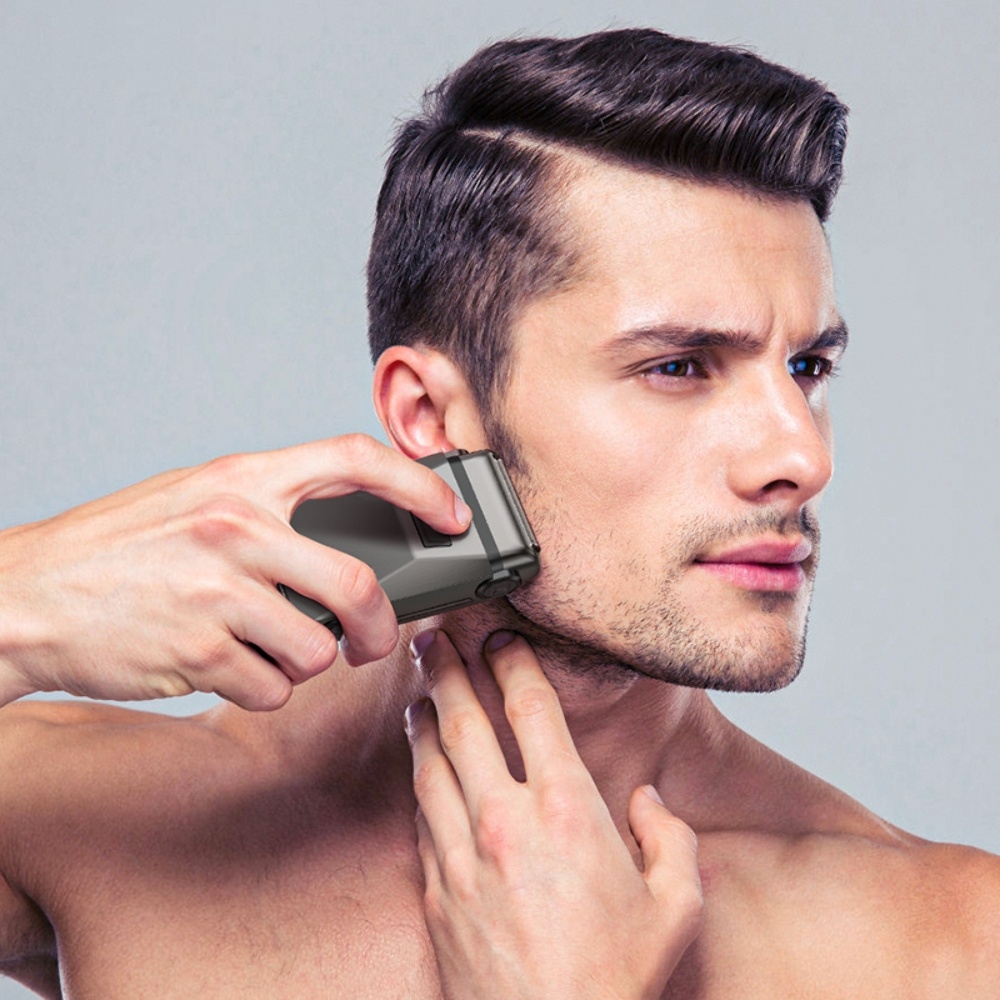 Электробритва шейвер Hoco HP31 metal gray