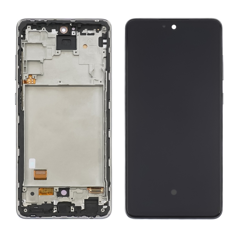 Дисплей Samsung SM-A725 Galaxy A72 (2021), сріблястий | з тачскріном | в передній панелі | High Copy, OLED | дисплейный модуль, экран