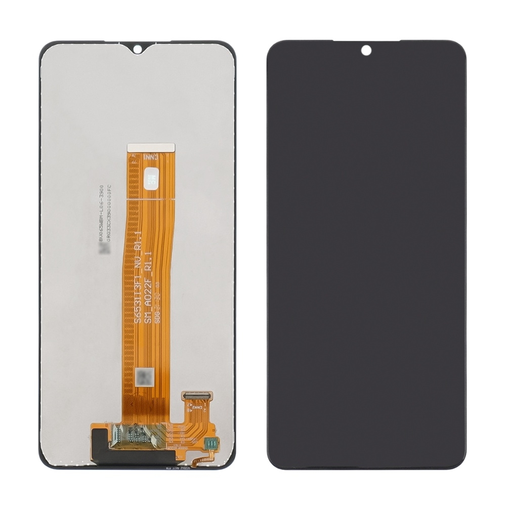 Дисплей Samsung SM-A022 Galaxy A02, SM-A125 Galaxy A12, SM-A127 Galaxy A12 Nacho, SM-A326 Galaxy A32 5G, SM-M022 Galaxy M02, SM-M127 Galaxy M12, SM-M326 Galaxy M32 5G, чорний | з тачскріном | Original (PRC), GX, SM_A022F_R1.1 | дисплейный модуль, экран