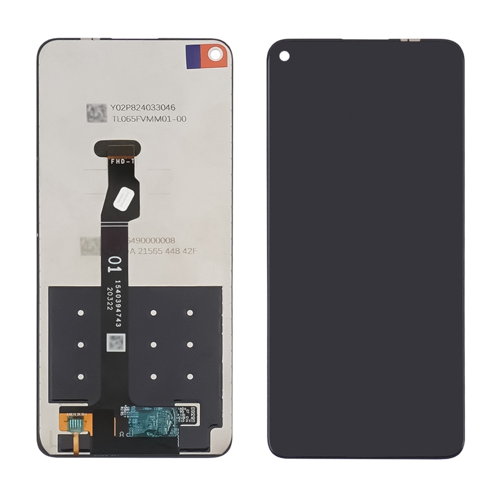 Дисплей Huawei P40 Lite 5G, чорний | з тачскріном | Original, Service Pack, версия 5G | дисплейный модуль, экран