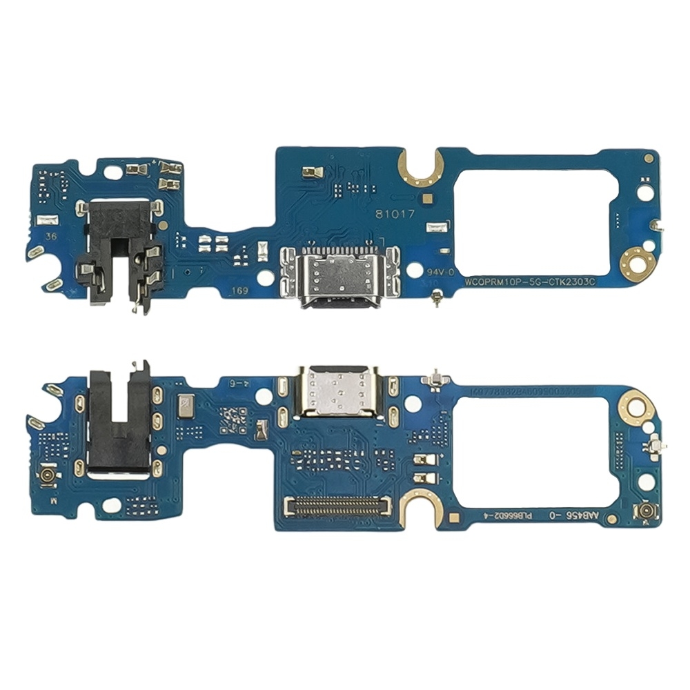 Плата зарядки Realme 10 Pro (5G), шлейф коннектора зарядки, с микрофоном, High Copy