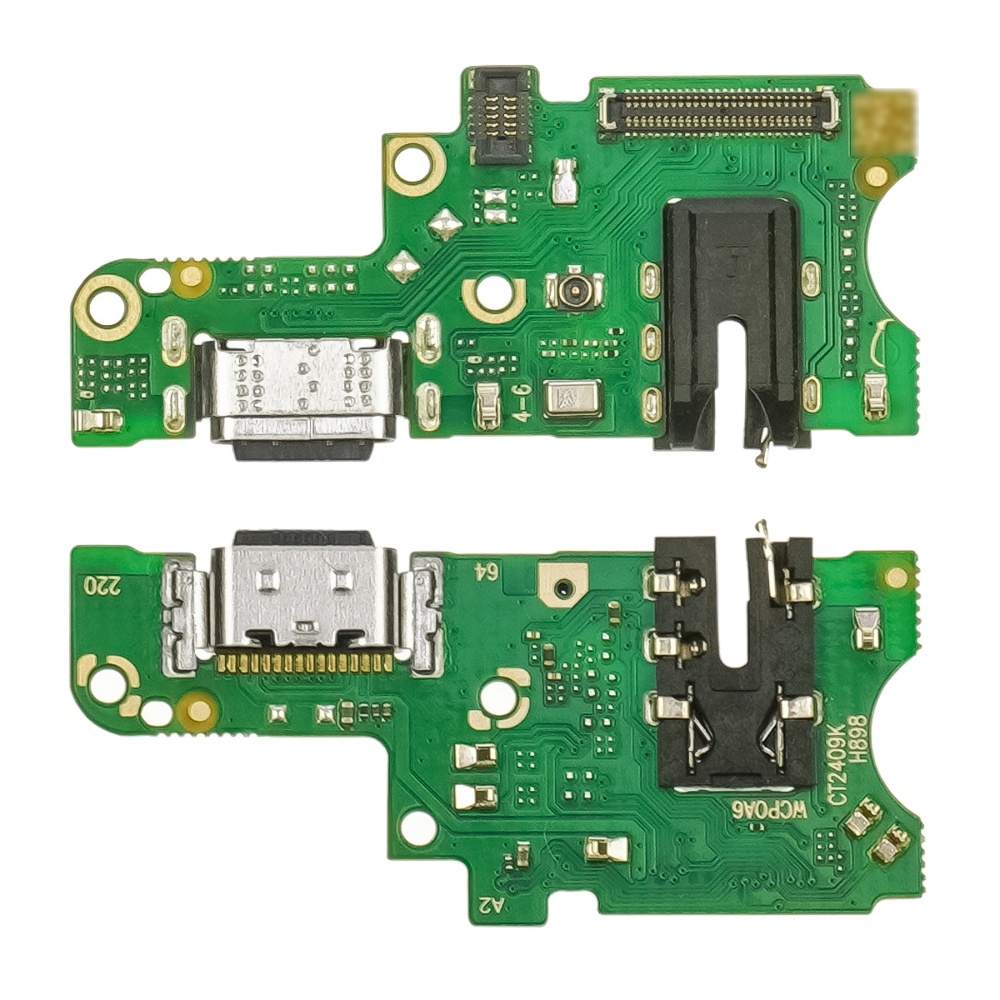 Плата зарядки Tecno Pova 6, LI7, шлейф коннектора зарядки, с микрофоном, High Copy