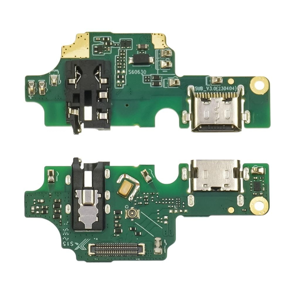 Плата зарядки ZTE Blade V50 Design, шлейф коннектора зарядки, с микрофоном, High Copy