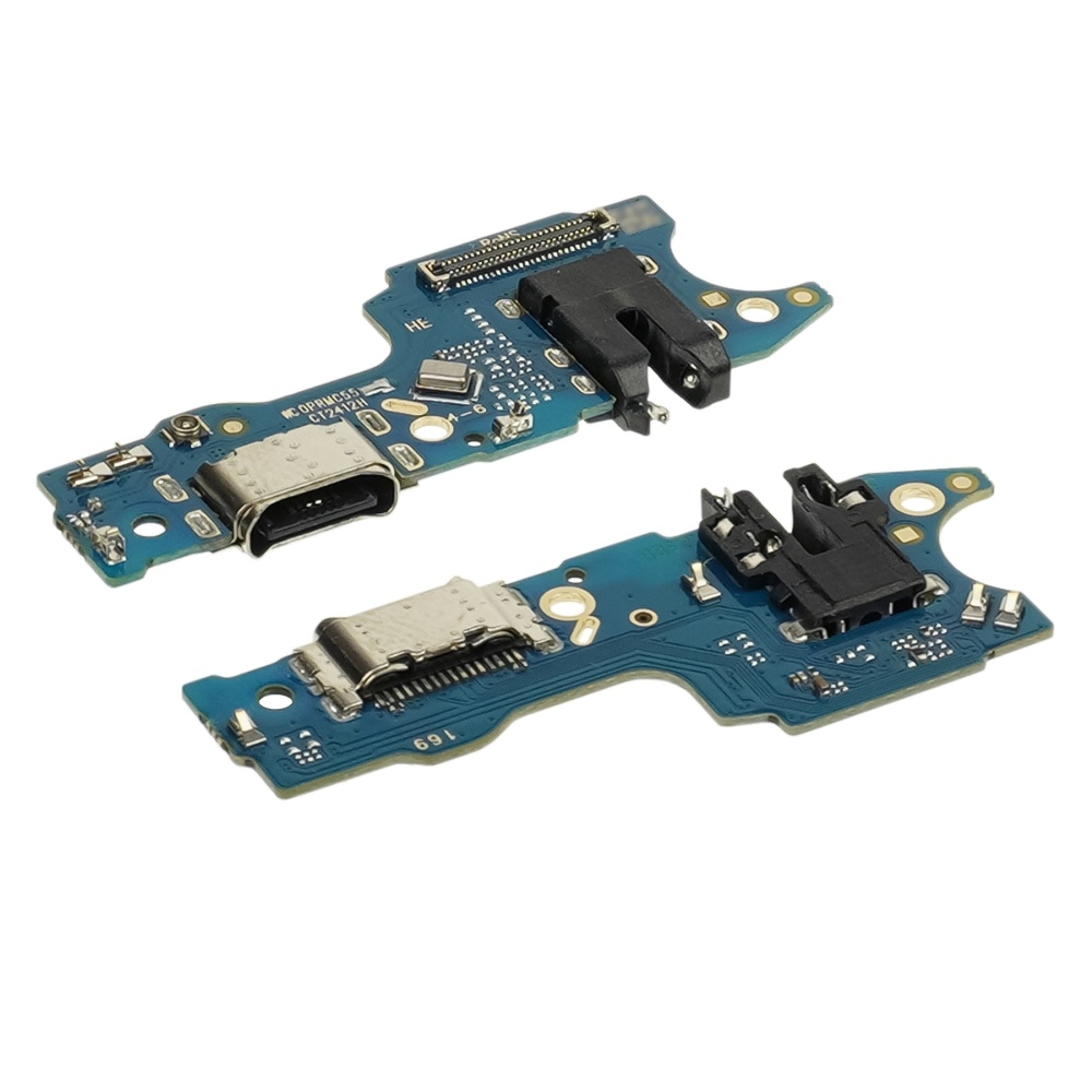 Плата зарядки Realme C55 (4G), шлейф коннектора зарядки, с микрофоном, High Copy