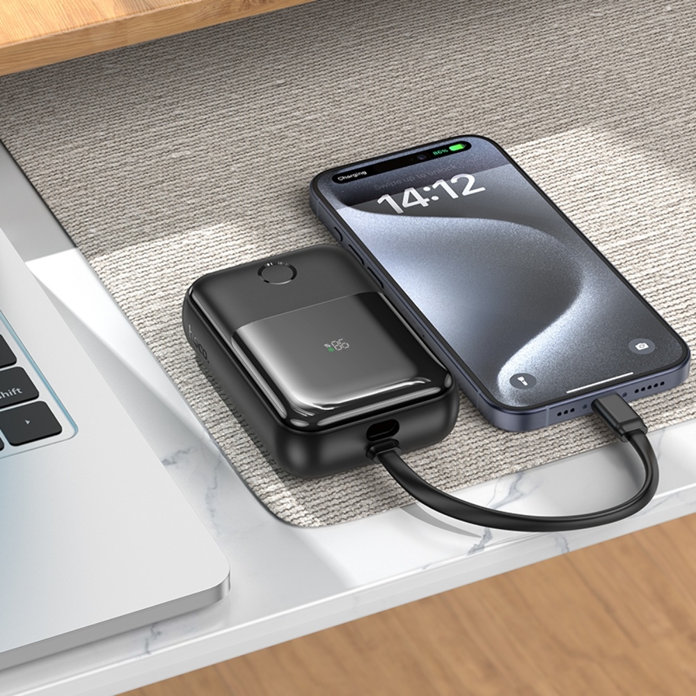 Power bank Hoco Q33 10000mAh PD20W + кабель Type-C black