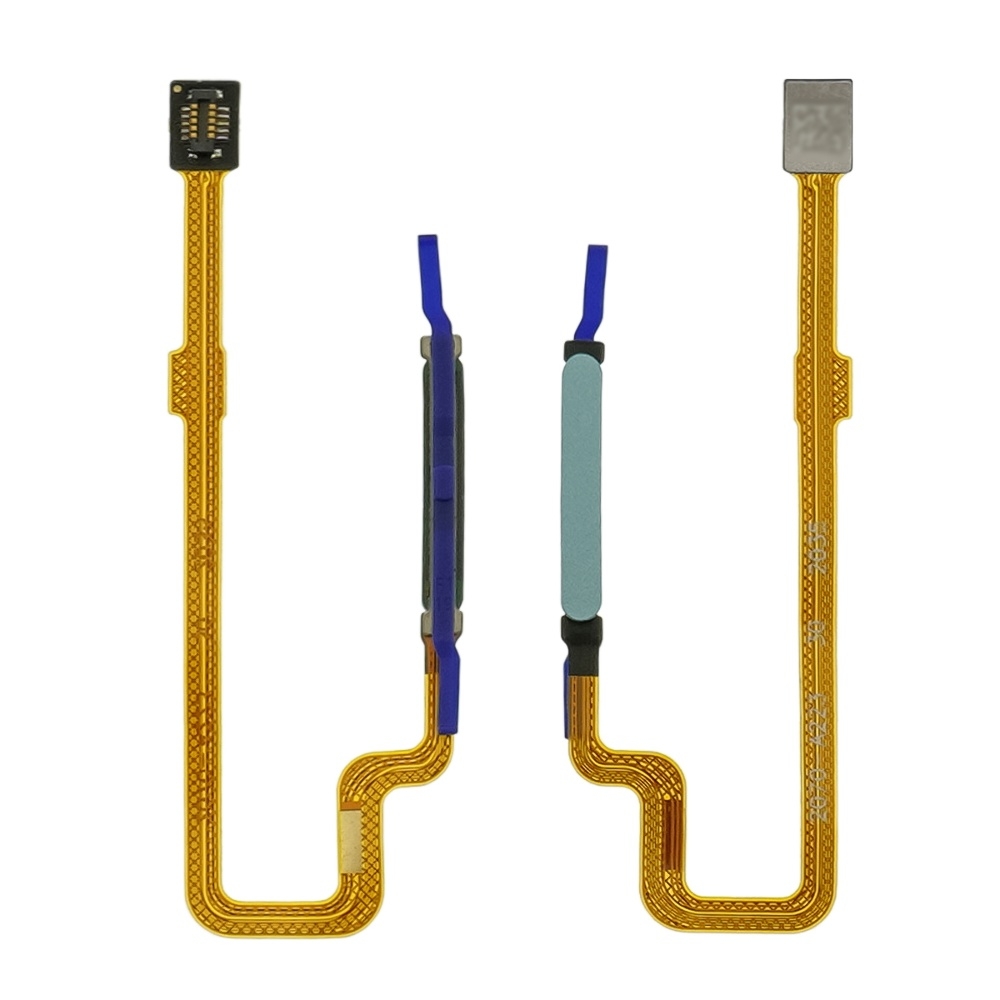 Шлейф Xiaomi Redmi Note 11E, кнопки включения, боковая клавиша, для сканера отпечатка пальца (Touch ID), синій, Original (PRC)