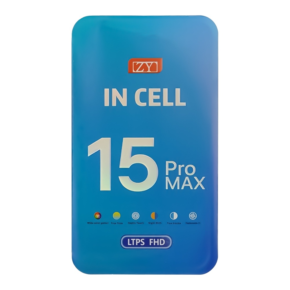 Дисплей Apple iPhone 15 Pro Max, чорний | з тачскріном | High Copy, ZY-IN CELL | дисплейный модуль, экран