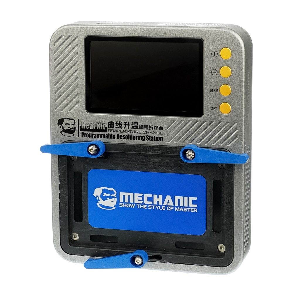 Преднагреватель с ЖК дисплеем Mechanic Heat Kit i15 для ремонта плат, с реболлинг-платформами и BGA трафаретами iPhone X-15 Pro Max
