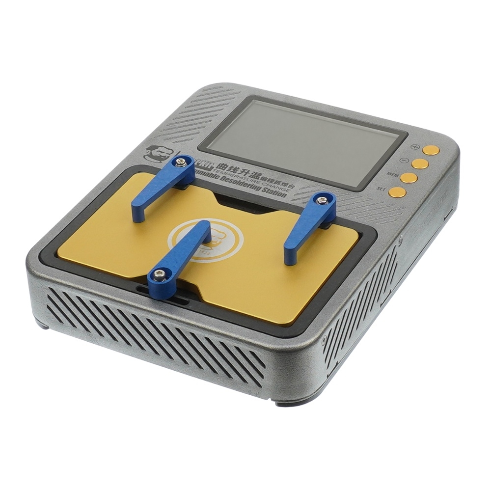 Преднагреватель с ЖК дисплеем Mechanic Heat Kit i15 для ремонта плат, с реболлинг-платформами и BGA трафаретами iPhone X-15 Pro Max