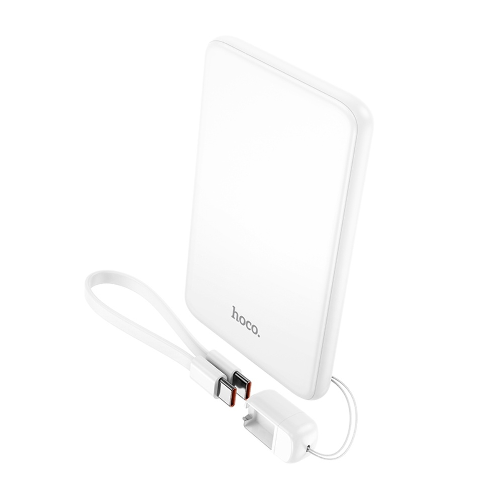 Power bank Hoco J140 5000mAh PD 20W + кабель Type-C white