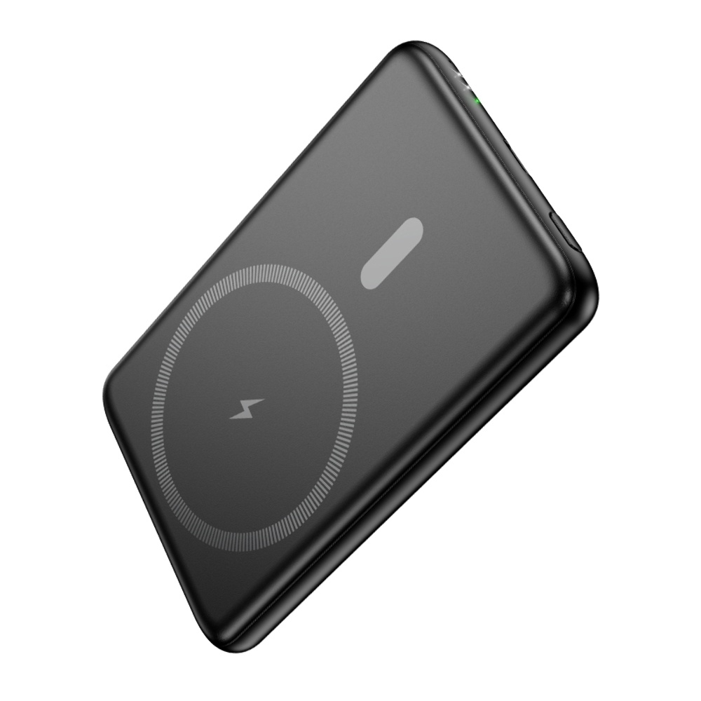 Power bank Hoco J140A 5000mAh PD 20W магнитный с функцией беспроводной зарядки black