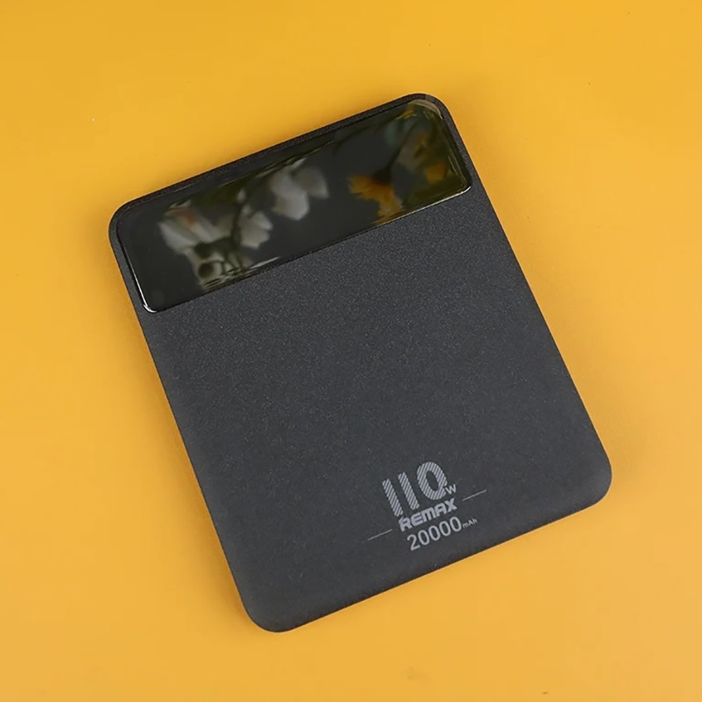 Power bank Remax RPP-669 20000mAh 110W (65W + 40W) PD+QC + кабель Type-C 100W black