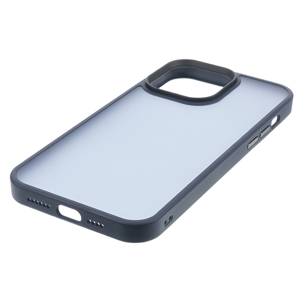 Чехол Colorful Matte Case для Apple iPhone 14 Pro Max темно-синий Люкс