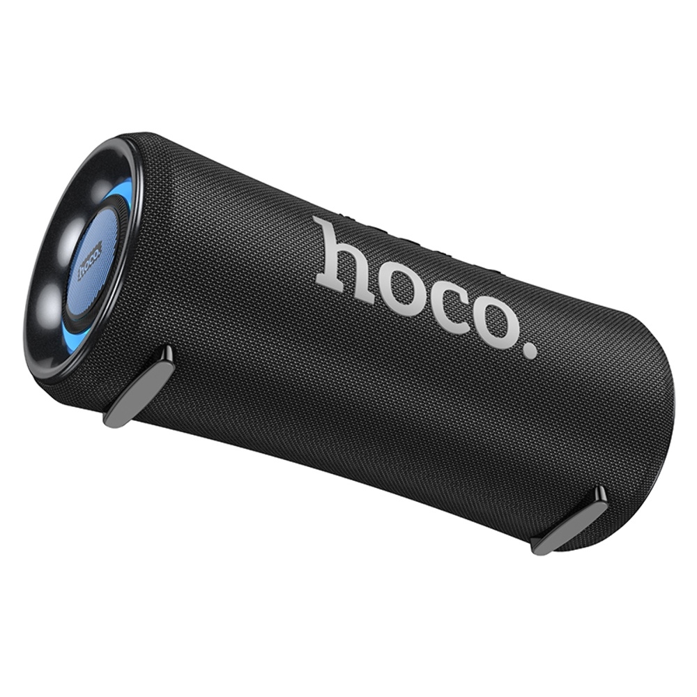 Портативная Bluetooth колонка Hoco HA10 с LED подсветкой black