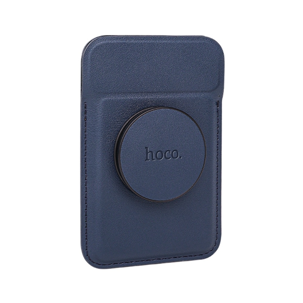 Магнитная карта держатель для телефона Hoco GT6 blue