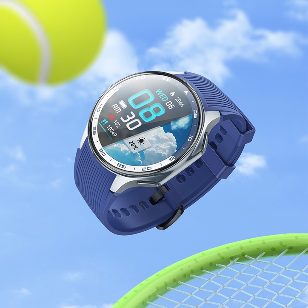 Смарт часы Hoco Y24 с функцией звонка silver