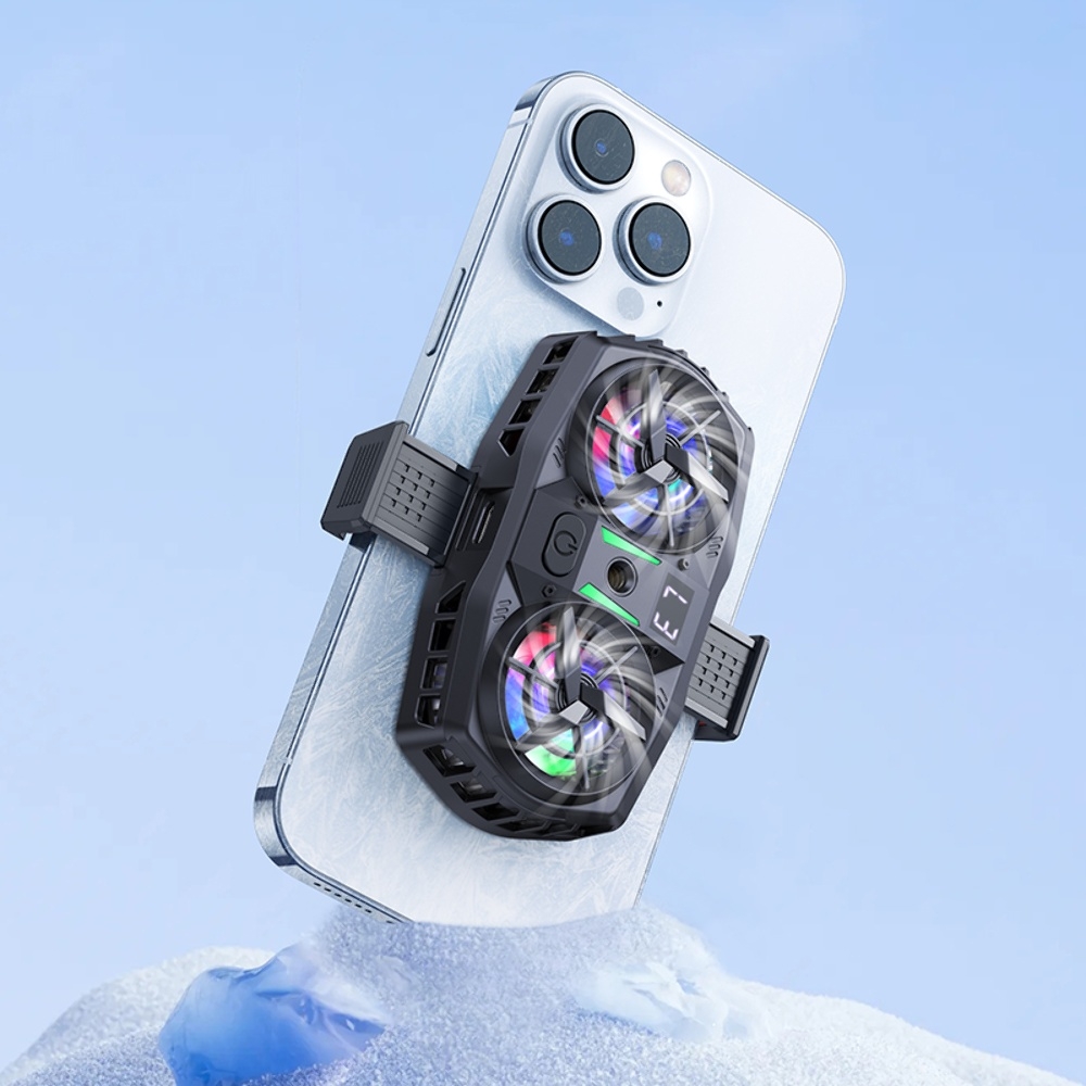 Кулер активного охлаждения для телефона Hoco GM36 black