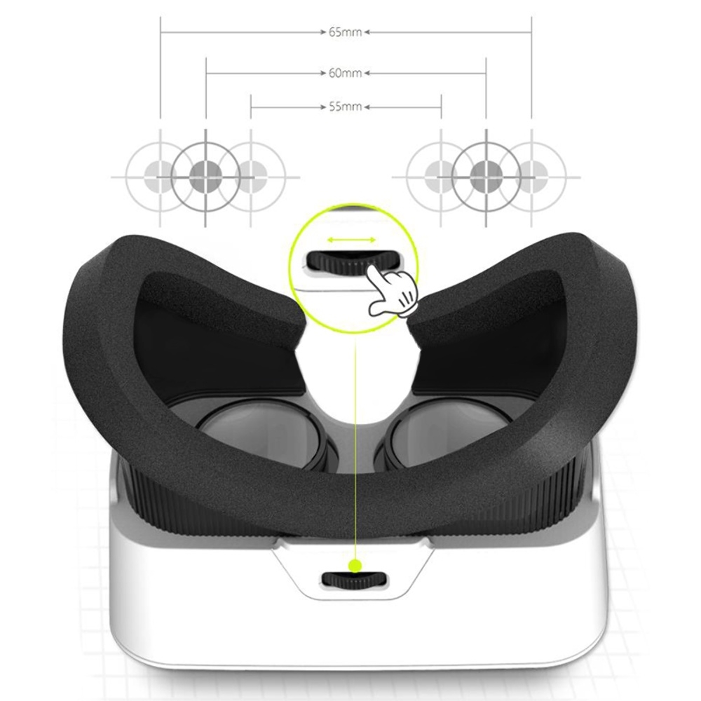 Очки виртуальной реальности SC-G03B черно-белые