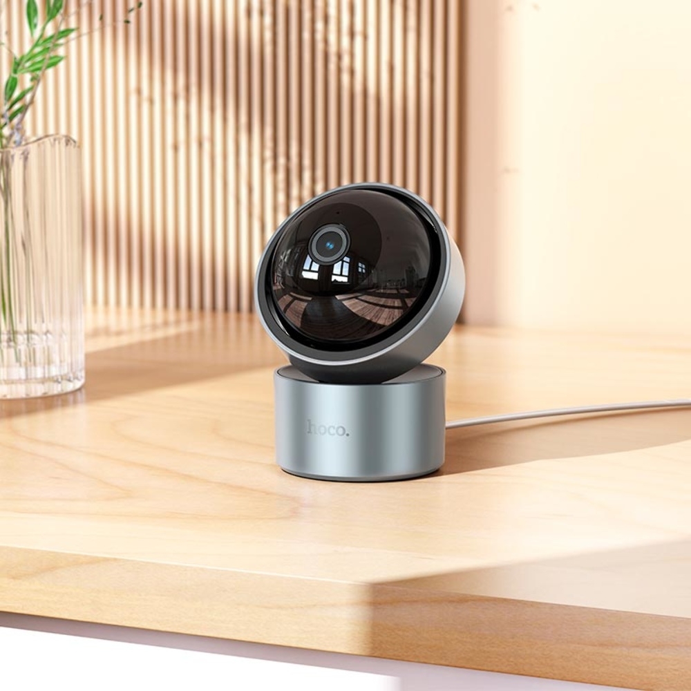 IP-камера видеонаблюдения Hoco D5 PTZ HD silvery gray