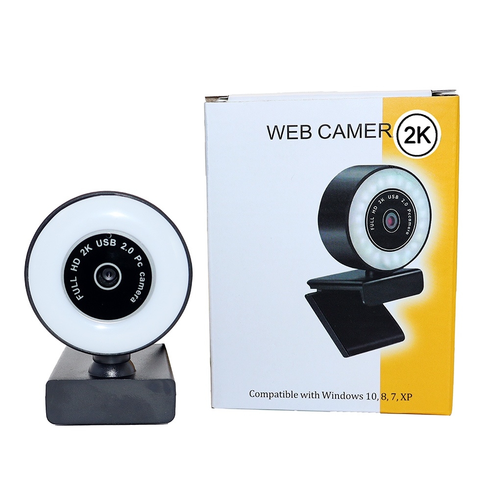 Веб-камера A06 2K с автофокусом и подсветкой