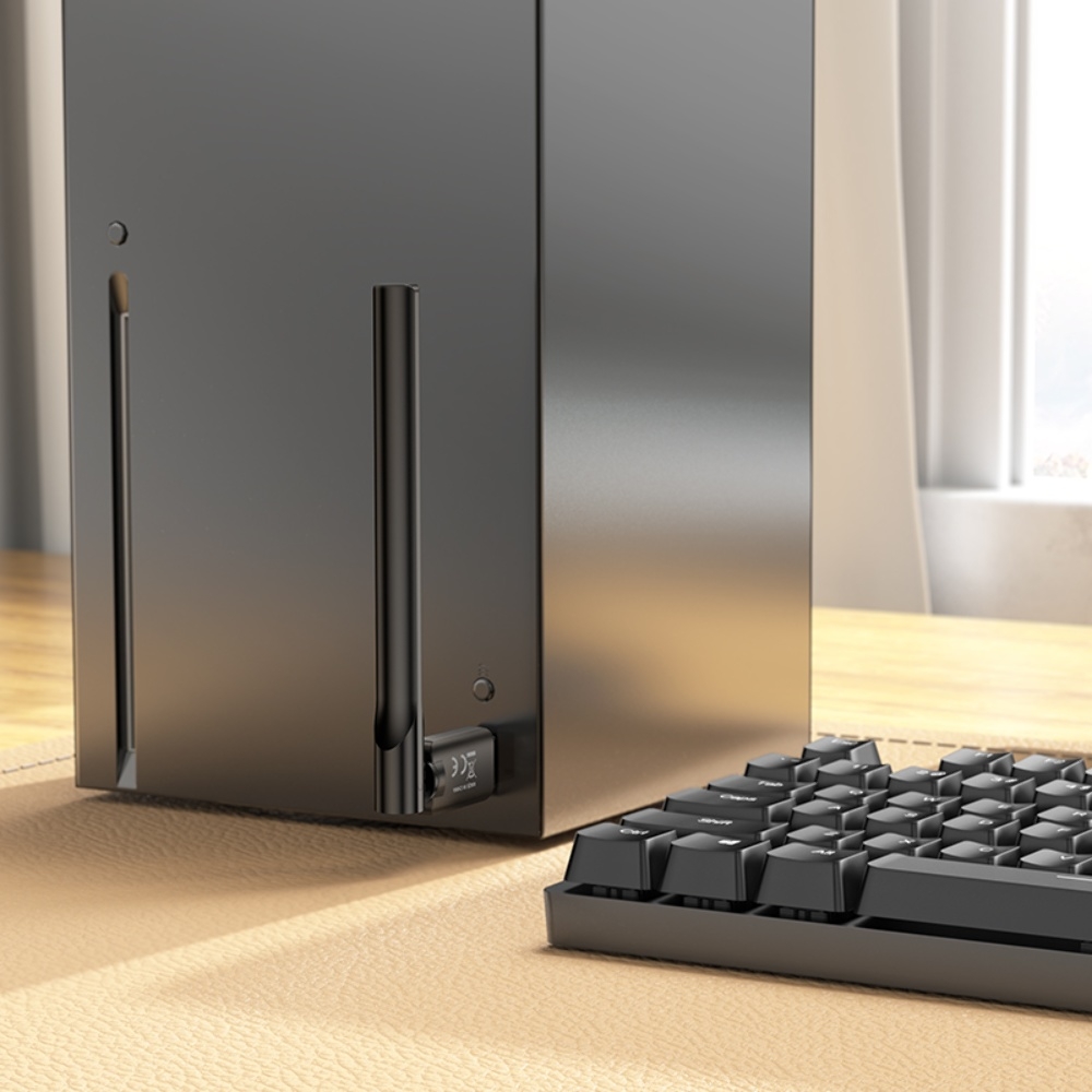 Wi-Fi адаптер Hoco HI32 USB 150Mbps 3dBi black