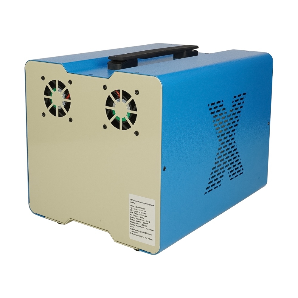 Зарядная станиция GXQC LQ-SW1000X 2000/1000W 1460Wh LiFePO4 220V чистый синус