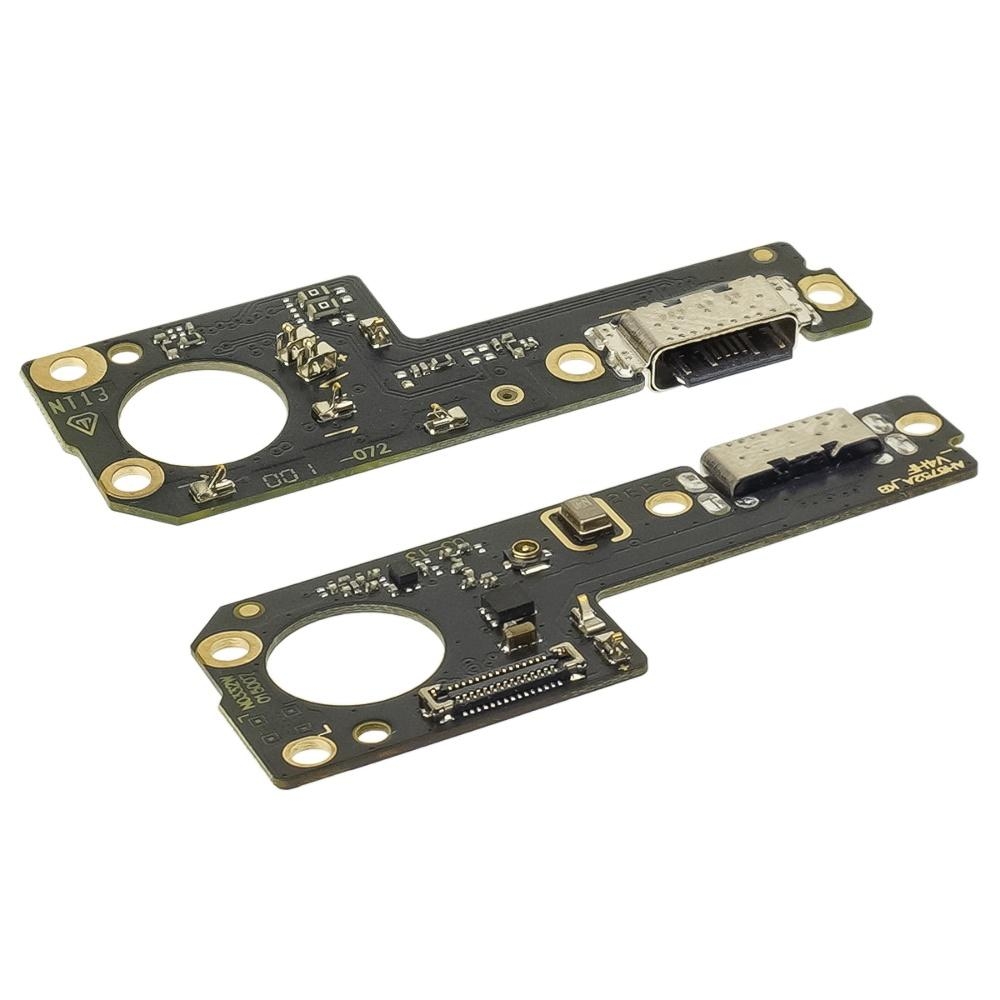 Плата зарядки Xiaomi Redmi Note 13, 2312DRAABG, 2312DRAABI, шлейф коннектора зарядки, с микрофоном, Original (PRC)