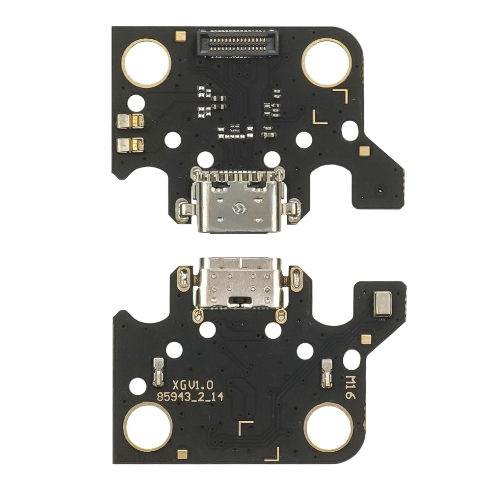 Плата зарядки Samsung SM-T500 Galaxy TAB A7 10.4, шлейф коннектора зарядки, с микрофоном, High Copy