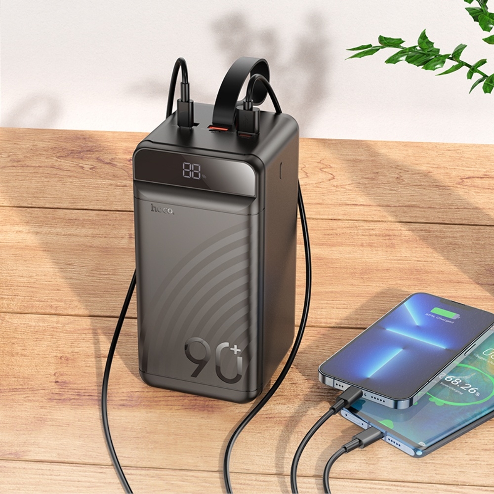 Power bank Hoco J123D 90000mAh 22.5W PD 20W с дисплеем black