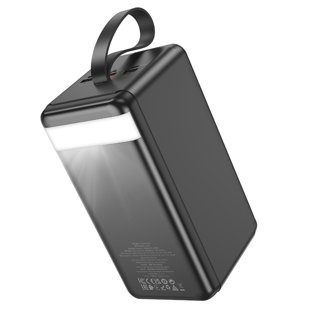 Power bank Hoco J123D 90000mAh 22.5W PD 20W с дисплеем black