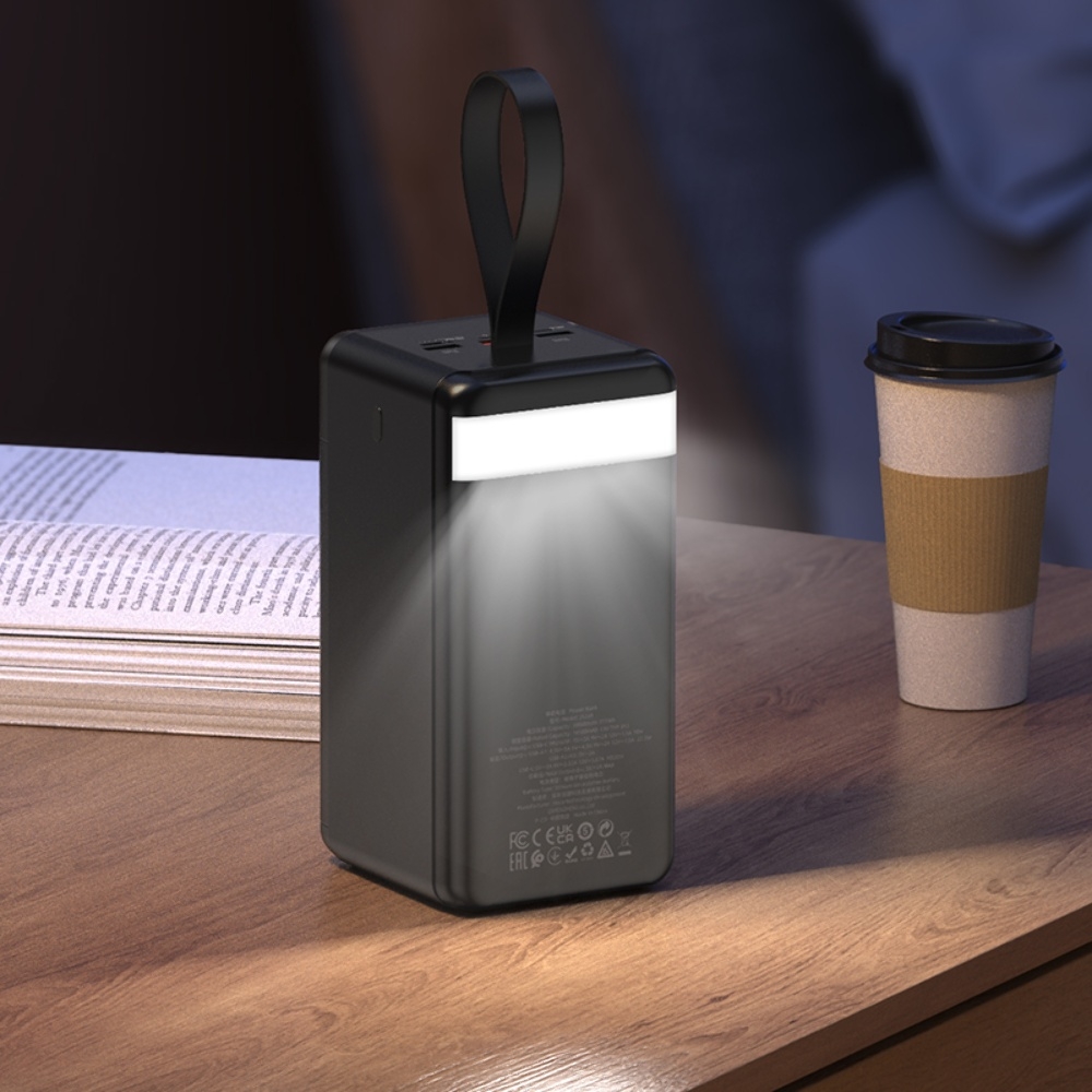 Power bank Hoco J123D 90000mAh 22.5W PD 20W с дисплеем black