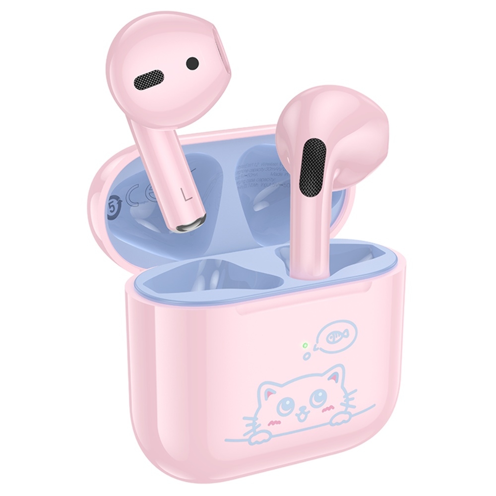 Беспроводные TWS наушники Hoco EW112 вкладыши детские pink