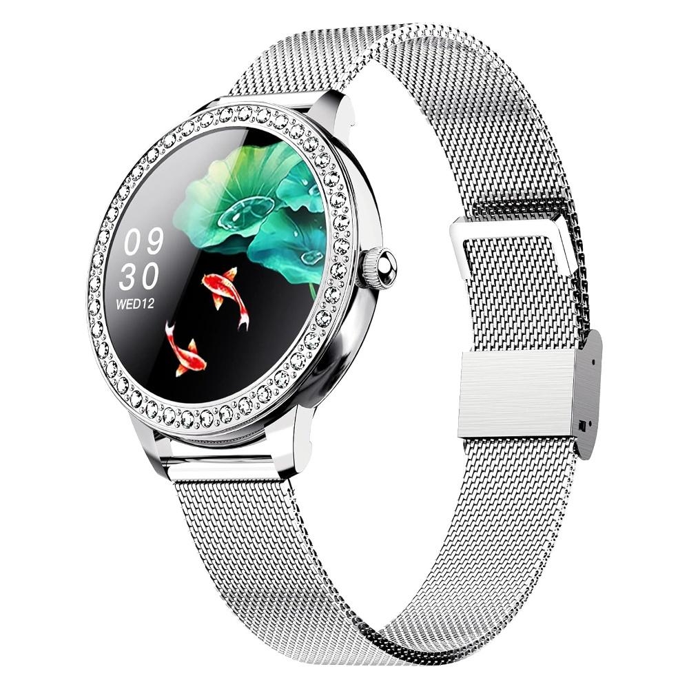 Смарт часы SN91 серебристые