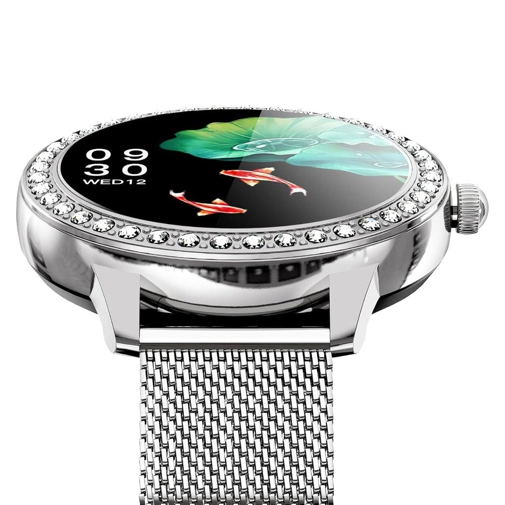 Смарт часы SN91 серебристые