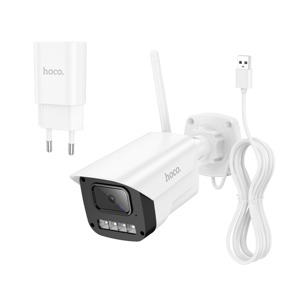 IP-камера видеонаблюдения Hoco D4 white