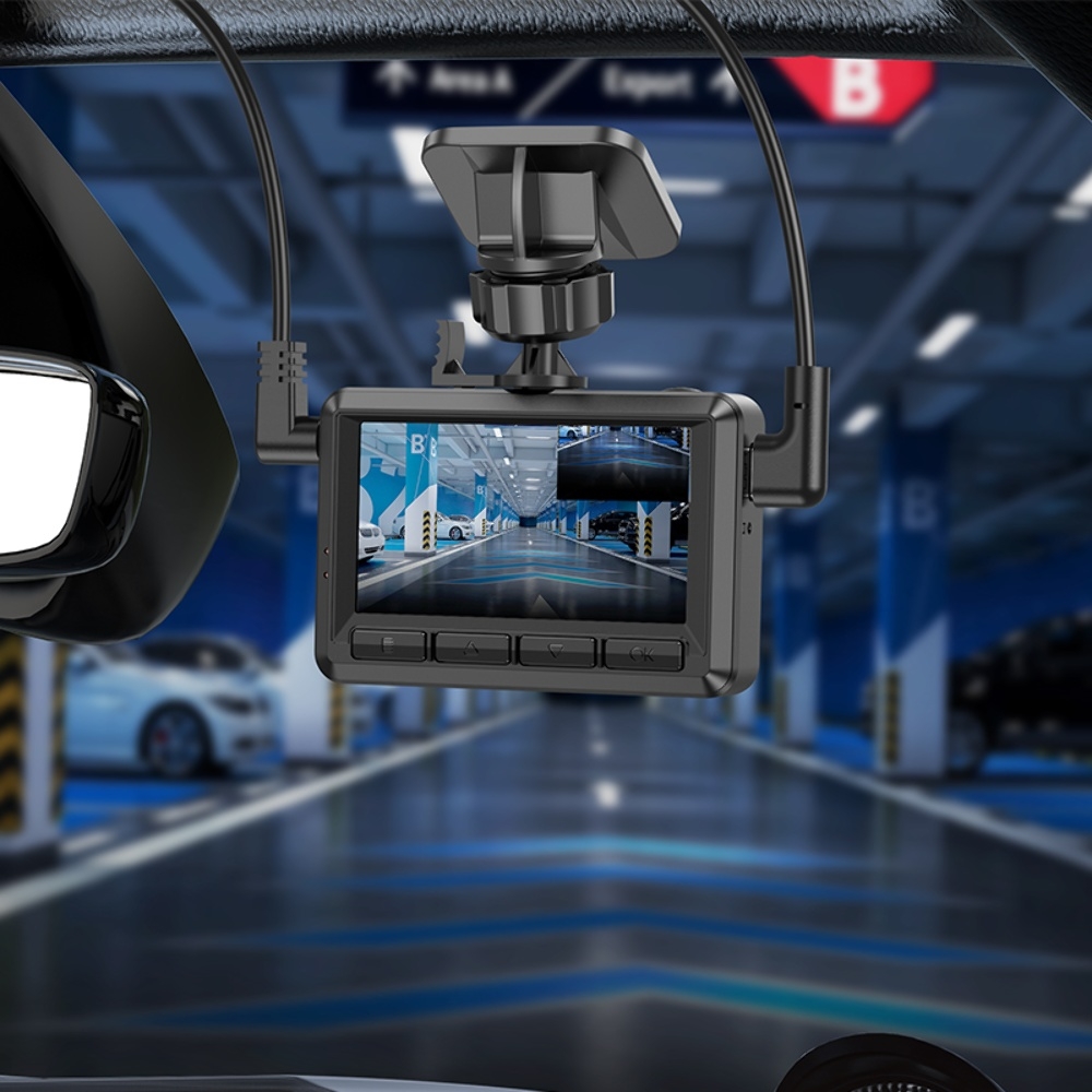 Видеорегистратор Hoco DV3 c дисплеем черный