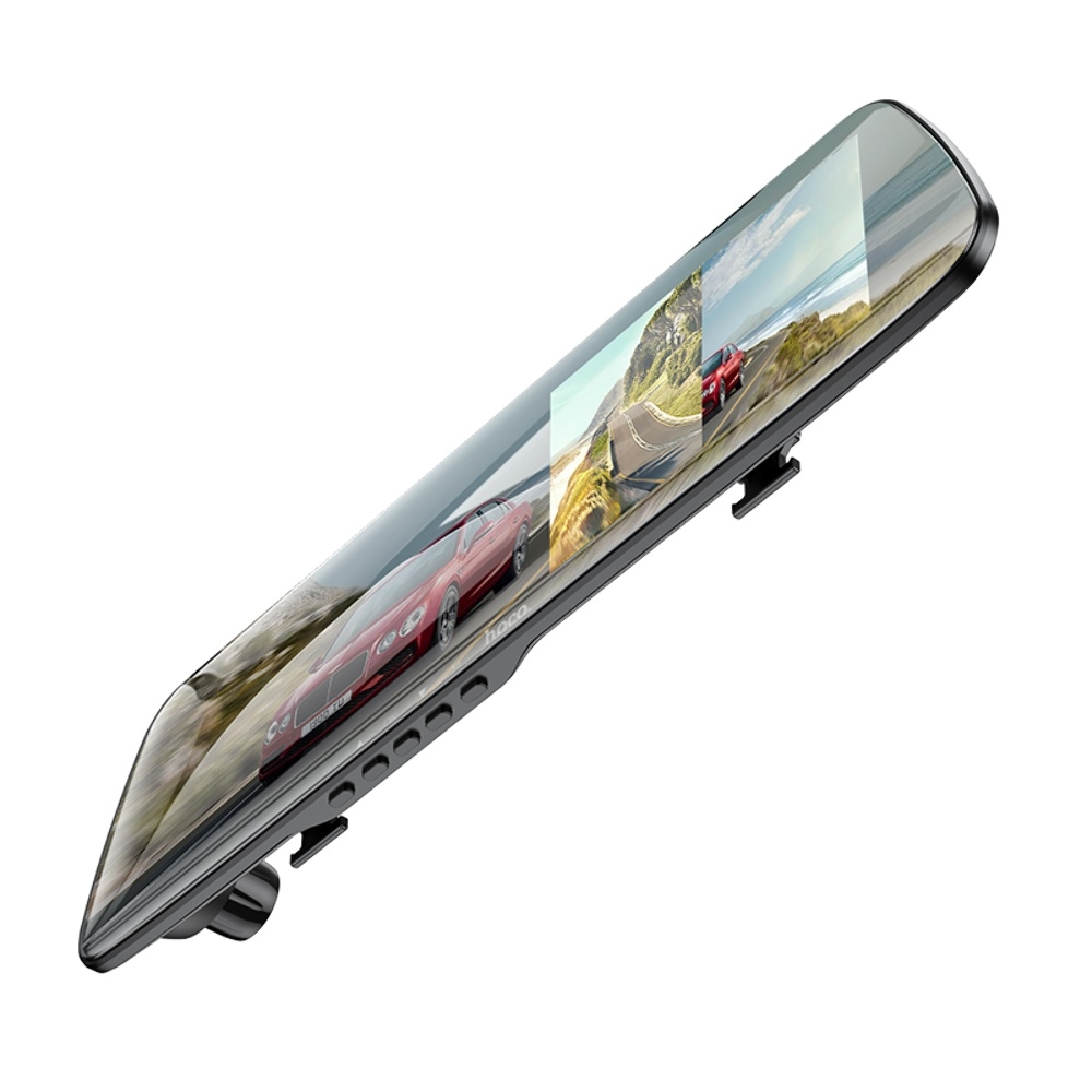 Видеорегистратор Hoco DV4 с зеркалом заднего вида iron gray